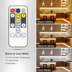 Lepro LED Tunable White Strip Light, Warm to Cool White, 16.4ft Dimmable Bright LED Tape Lights, 300 LEDs 2835, Strong 3M Adhesive, Not Cuttable, Suitable for Christmas Decorations, Home, Bedroom