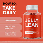 (2 Pack) Jelly Lean Gummies - Official Jelly Lean Gummys Advanced Premium Formula Maximum Strength, All Natural Daily JellyLean Vitamins Support for Overall Health & Wellness, 60 Gummies for 2 Months