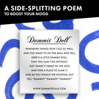 Dammit Doll - Classic Random Color, Stress Relief - Gag Gift - 6 Dolls