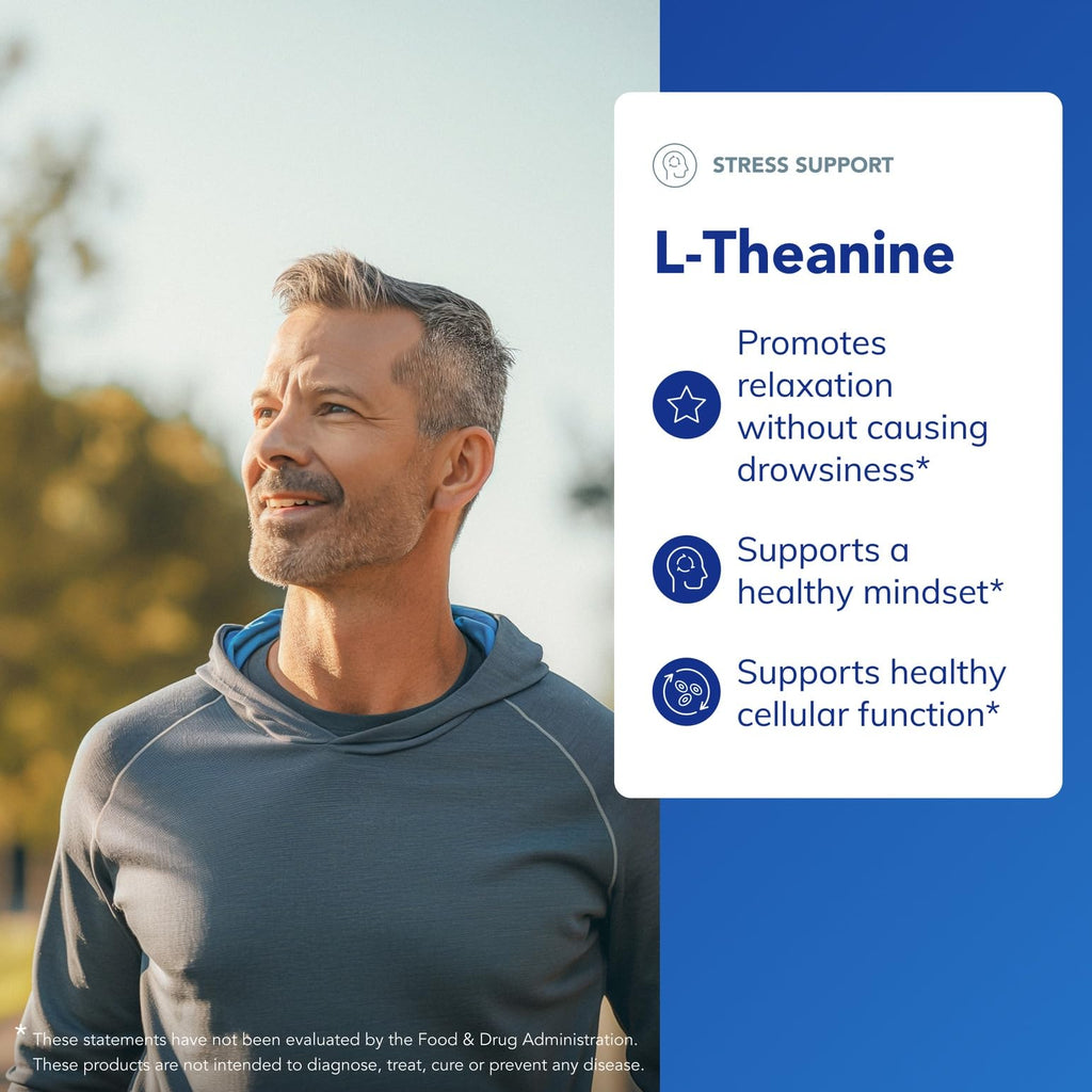 Pure Encapsulations L-Theanine - Amino Acid Supplement to Support Relaxation, Stress & Nervous System - 120 Capsules