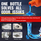 Bell Bird Drain Clog Remover & Pipe Cleaner - Thick Power Gel Dissolves Hair, Grease, and Soap Scum - Septic Safe Odor Eliminator for Kitchen Sinks, Tubs, Showers & Toilets (Pack of 4)