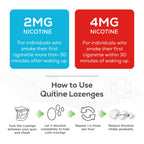 Quitine Mini Nicotine Lozenges 4mg, Mint Flavor, Stop Smoking Aid – Relieve Nicotine Cravings with Effective, Affordable NRT | Long-Lasting Flavor, 216 Count, Smoking Cessation that Works
