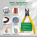 Bonsai Wire Kit with Cutter, Anodized Aluminum-189FT 7 Rolls 5 Sizes 1-3mm
