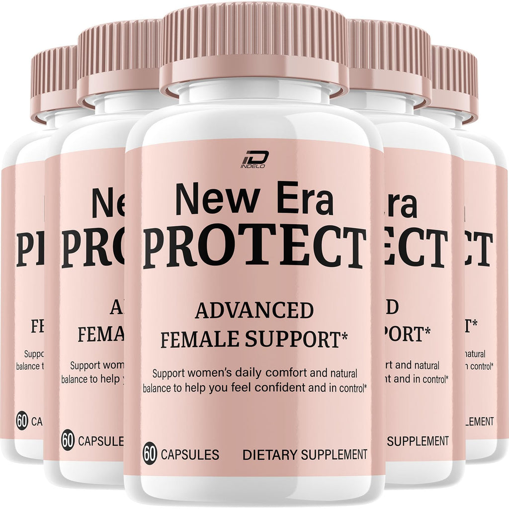 New Era Protect Capsules – NewEra Protect Pills Natural Ingredients Daily Supplement, Digestive Support, Gut Wellness, Pastillas Review (5 Pack - 300 Capsules)