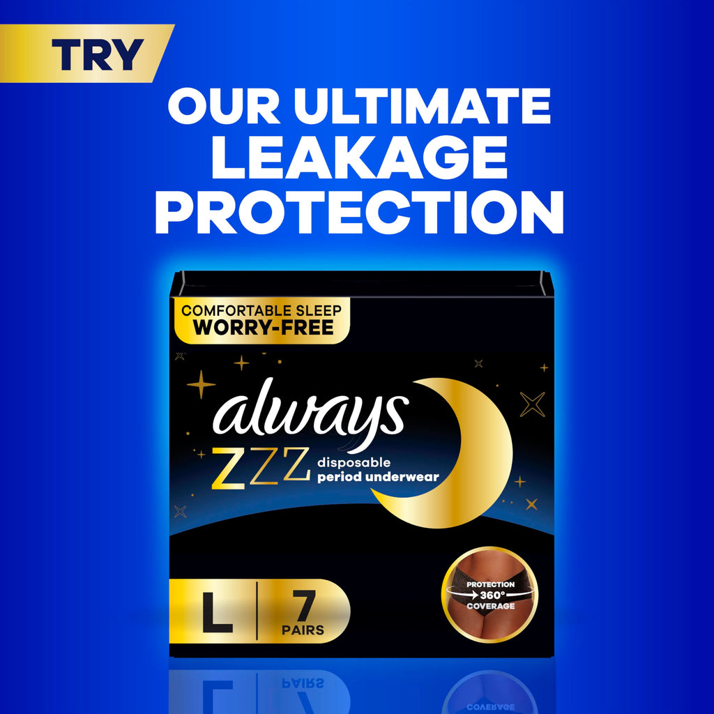 Always Ultra Thin Feminine Pads with Wings for Women, Size 3, Extra Long Super Absorbency, Unscented, Up to 100% Leak-Free Protection, 84 Count Total