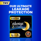 Always Ultra Thin Feminine Pads with Wings for Women, Size 3, Extra Long Super Absorbency, Unscented, Up to 100% Leak-Free Protection, 84 Count Total