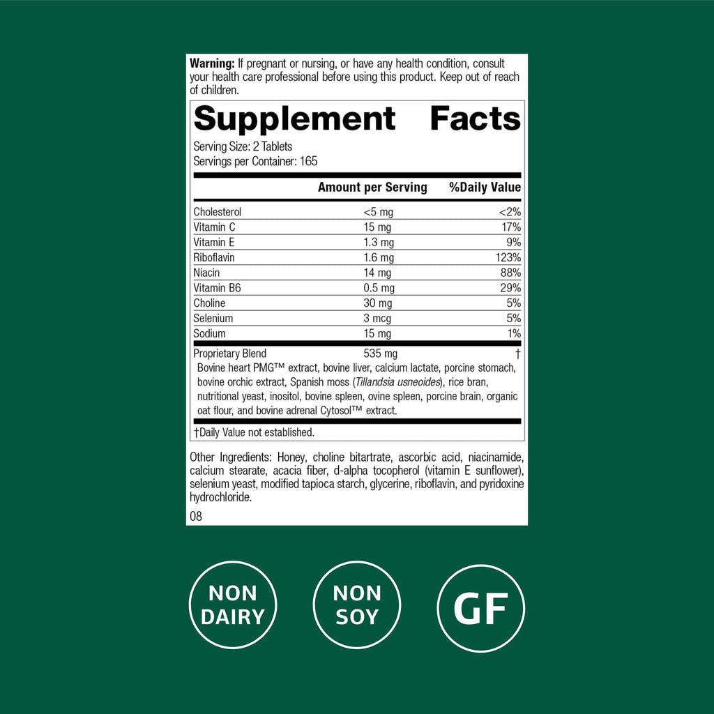 Standard Process Cardio-Plus GF - Supports Heart Health & Circulation - Cardiovascular Support with Vitamins B6, C & E - Includes Niacin & Selenium - Gluten-Free, Non-Dairy & Non-Soy - 330 Tablets