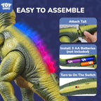 STEAM Life RC Walking T-Rex Dinosaur Toy, Lights and Roar, Kids 3-8
