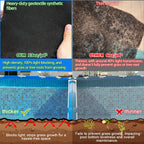Abimars Pool Liner Pad for Above Ground Pools, 12 FT Round Extra-Thick Pool Mat, Seamless Comfort Underfoot, Puncture-Resistant Industrial-Grade Black Synthetic Fiber Pad
