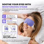 eyevana, 16 Packs Steam Eye Mask, Extra Deep Heat for Dry Eyes, Fast Relief for Irritation, Stye, Puffy Sensitive Eyes and Eye Strain, Disposable Self Heating Warm Compress (Ultra-Soft Lavender)