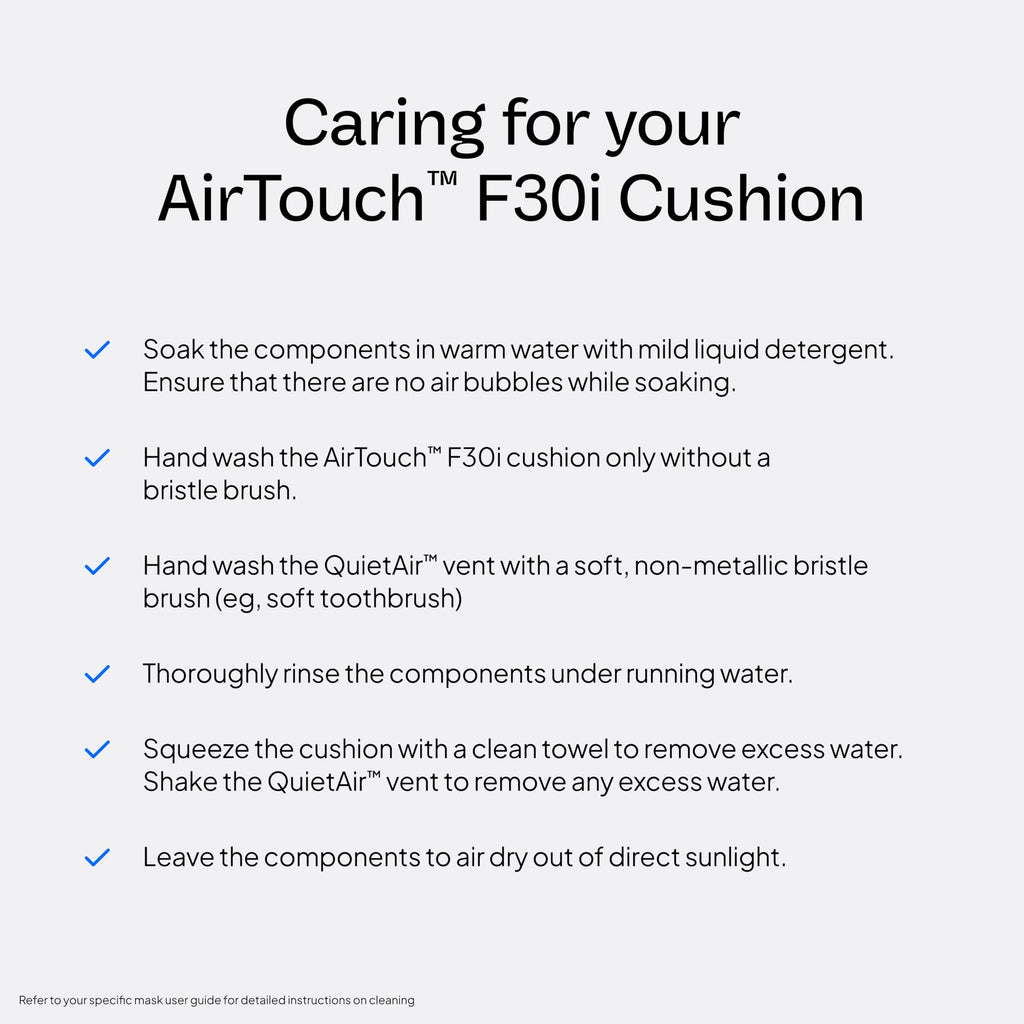 Resmed AirTouch F30i Cushion Replacement, Large