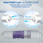 APEC Water Systems Filter-MAX-ESPH 75 GPD Complete Replacement Filter Set for Essence Series Alkaline Reverse Osmosis Water Filter System