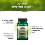 Swanson Lactobacillus Gasseri - Vegan Probiotic Supplement - Supports Energy Metabolism & Gut Health* - No Refrigeration Required - 60 Veggie Capsules