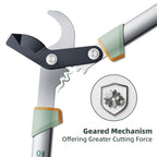 PrunePro® Loppers for Tree Trimming Stainless Steel Branch Cutter Heavy Duty Bypass Tree Pruner Rust Resistant Sharp Blade Up to 2" Tree Limb Trimmer for Gardening
