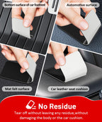 Cosygo Heat Resistant Hook and Loop Strips, Heavy Duty & Waterproof, Strong Hold for Car Mats Outdoor Indoor Use, 20 Sets 3.2x1.2 Inch Black
