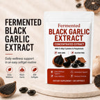 Lanural Fermented Black Garlic Extract, Daily Supplement, 300 Capsules