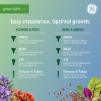 GE Grow LED Plant Light Bulb, Balanced Spectrum, A19, 2 Pack