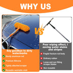 Lemosyu Professional 67" Window Squeegee, 3-in-1 Rotatable Squeegee for Window Cleaning with Extension Poles, Window Cleaner Tool Kit for Indoor & Outdoor High Windows and Car Glass