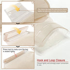 Carbou 21 PCS Ostomy Supplies Colostomy Bags Two Piece Drainable Pouches with Closure 12", Ileostomy Stoma Care,Cut-to-Fit(15pcs Bags+6pcs Barrier)