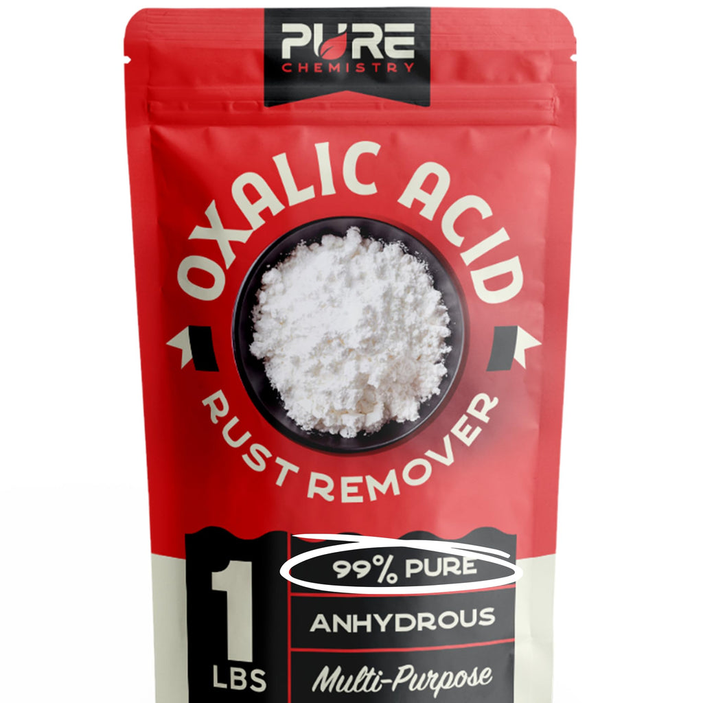 Ecoxall Oxalic Acid Fine Powder, 99% Pure, 1 lb (16 oz), Pack of 1