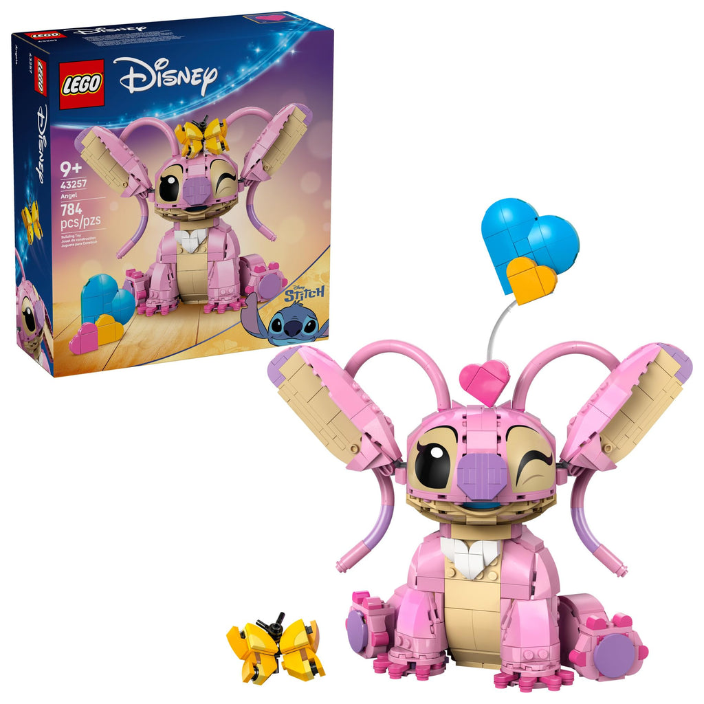 LEGO Disney Angel Lilo & Stitch Kids Toy - Room Decor and Building Set for Girls and Boys, Ages 9+ - Birthday Gift Idea for Young Fans Who Love Stitch Stuff and Learning Toys - 43257