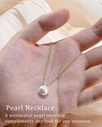 Watforsh 14K Gold Plated Pearl Jewelry Set for Women