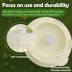 Underground Worm Farm, Garden Mini vermicomposting bin for use in Outdoor Gardening from Kitchen Food Waste, with Holes and lid11.81IN+10.23IN+8.38IN（3PC）