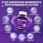 Veyttisy Melatonin 30mg Gummies for Adults - Sugar Free Melatonin Gummies Maximum Strength with Magnesium, B6, GABA & Botanical Blend - Non-Habit Forming,Vegan, Non GMO, Natural Mixed Berry Flavor
