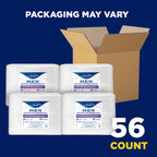 Tena Men Protective Incontinence Underwear for Men, Overnight Max, XL, 56 Count (Waist Size 45in-58in)