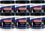 Weiman Silver Wipes - Jewelry Wipes 6 Pack - Cleaner and Polisher for Silver Jewelry Sterling Silver