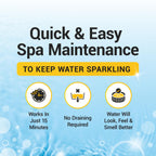 Bio Ouster 3in1 Weekly Hot Tub Cleaner, Conditioner, Clarifier - Hot Tub Chemicals for Standard & Inflatable Spas - Spa Chemicals for Crystal Clear & Sparkling Clean Water - Made in USA (16oz)