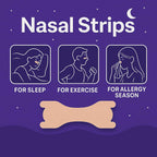 Extra Strength Nasal Strips for Snoring and Nasal Congestion Relief,Drug-Free Breath Better Nose Strips with Strong Adhesive,50% Stronger Lift,Clear Comfortable Design for Sensitive Skin,60 PCS