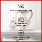 HOPE'S Brass Polish and Cleaner, Prevents Tarnish, Safe for Brass, Copper, Chrome, and Sterling Silver, Metal Polish for Cymbals, Trombone, Trumpet, and Other Instruments, 8 oz, Pack of 12