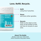 OLLY Goodbye Stress Gummy, GABA, L-Theanine, Lemon Balm, Stress Relief Supplement, Berry - 42 Count