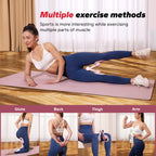MERACH Thigh Trainer, Pelvic Floor Muscle Trainer, Inner Thigh Exercise Workout Equipment for Home Gym, Pelvic Floor Strengthening Women (Pink with Band)
