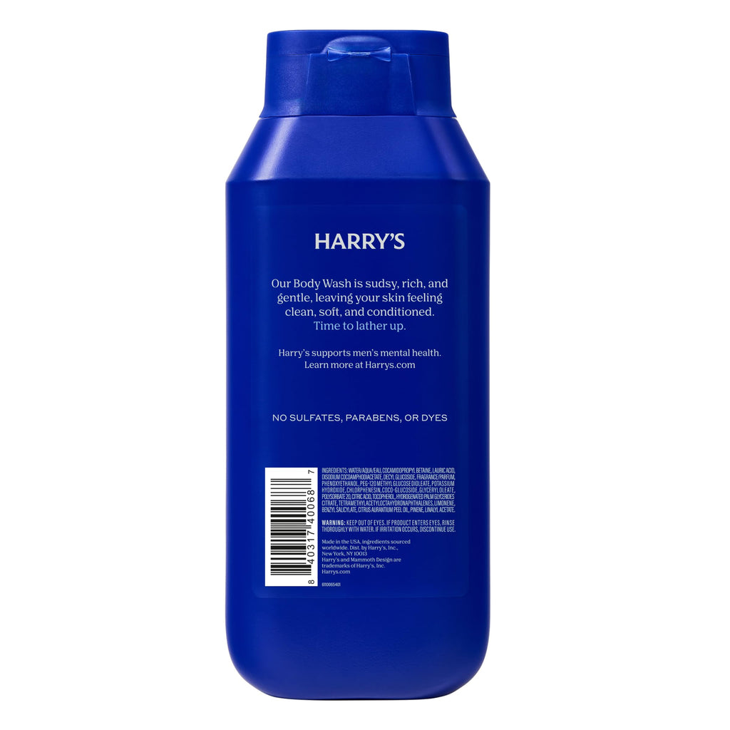 Harry's Men's Body Wash Shower Gel - Stone, 16 Fl Oz (Pack of 3)