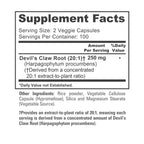 NusaPure Devil's Claw, 250 mg, 200 Veg Capsules (Non-GMO, Vegan)