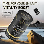 BIYODE Shilajit Gummies: Pure Shilajit Himalayan Rich in Ashwagandha Gaulshura Fulvic Acid 85 Micronutrients Suitable for Men and Women No Added Sugar