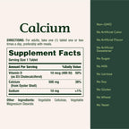 Nature’s Bounty Calcium Plus 400 IU Vitamin D3, Immune Support & Bone Health, 300 Tablets