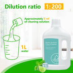 Choneight 2 Pack Floor Vacuum Cleaner Detergent Refill for Dreame Cleaning Solution,Compatible with Dreame X Series and L Series Robot Vacuum and Mop. (2 Pack of 33.8 Fl Oz)