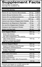 Tempo: Festival Prep | Immune Support | Pre-Festival, Rave, and Party Supplement | Neuroprotective + Boosts Immune System, Supports Liver Detox, Replenishes Electrolytes