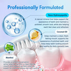 Teeth Whitening Powder - Teeth Whitening Powder with Hydroxyapatite - Removes Stains - No Sensitivity - Breath Freshener, Coffee Stain Remover -Strengthens Enamel & Gums - Toothpaste Powder