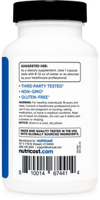 Nutricost Turkesterone Dietary Supplement 600mg, 120 Capsules - Vegetarian, Non-GMO & Gluten Free