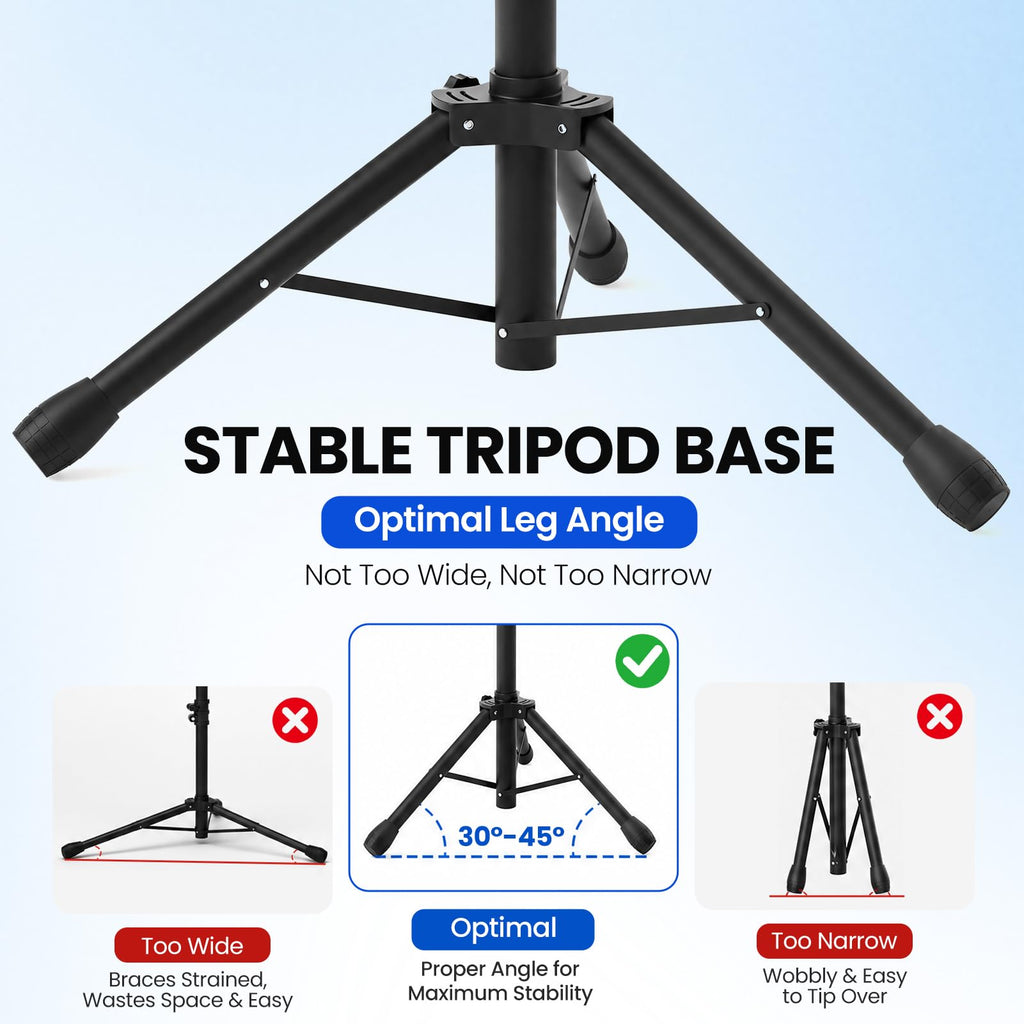 DECOSIS Projector Stand Tripod Laptop Stands Height Adjustable