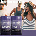 Pure Himalayan Shilajit Gummies for Men & Women - 100% Natural & Organic | 85+ Trace Minerals & Fulvic Acid | 180 Count | Individually Packaged