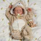 BABESIDE Lifelike Reborn Baby Dolls Boy - 17-Inch Baby Soft Body Realistic-Newborn Baby Doll Silicone Full Body Vinyl Real Life Baby Dolls with Toy Accessories