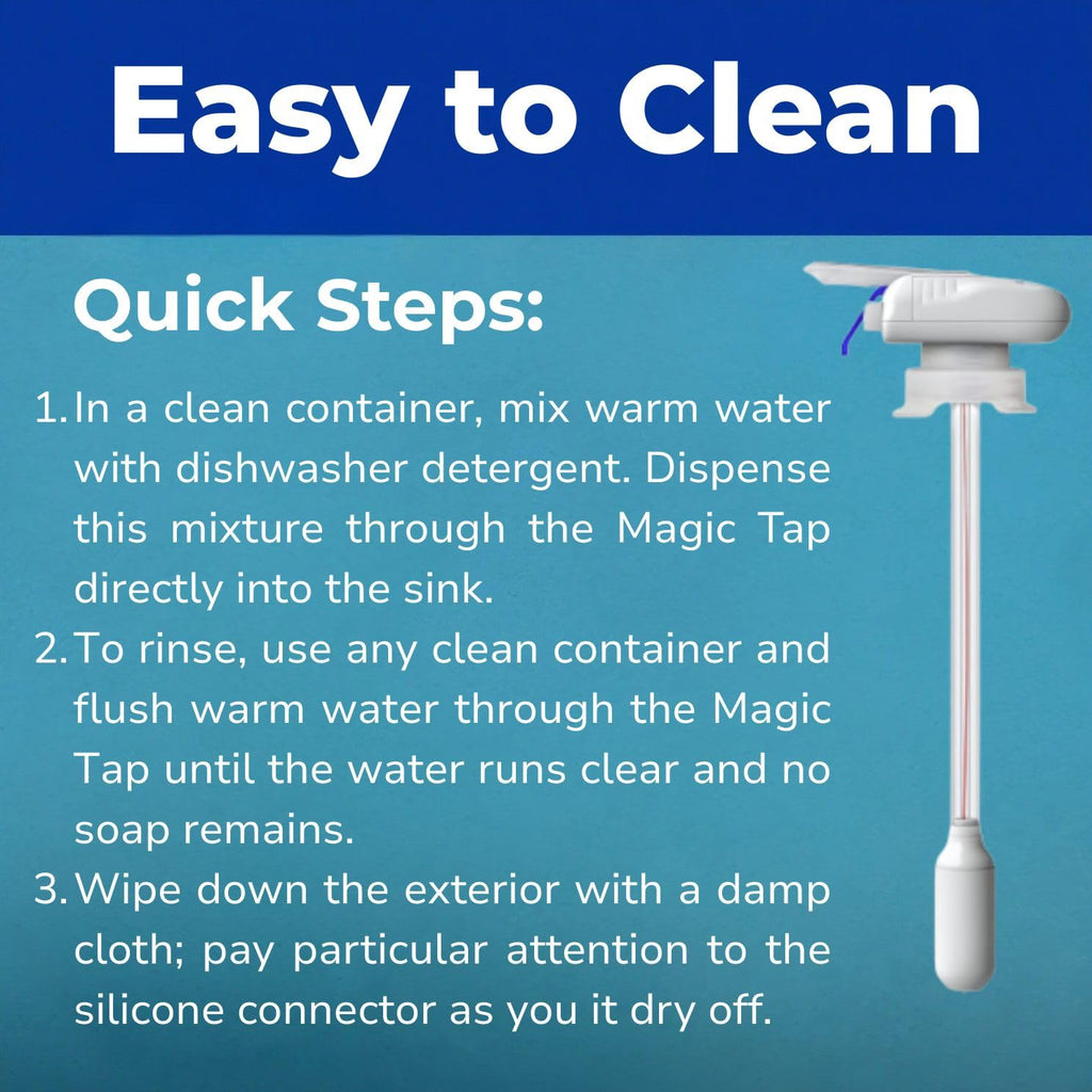 Magic Tap Automatic Drink Dispenser for Fridge, White, 3 Pack, No Spill