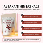 ZERIA Astaxanthin 12mg, 150 Softgels - Natural Microalgae Antioxidant for Eye, Skin & Immune Support, 4-Month Supply(1pcs)
