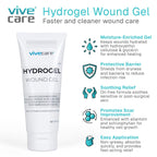 ViveCare Hydrogel Wound Dressing (3 Oz Tube) - First Aid Healing Gel
