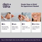 DenVana Dental Cement Kit – Zinc Oxide Eugenol Temporary Filling & Crown Repair | Tooth Repair Kit for Broken or Loose Caps, Bridges & Dentures | Strong Adhesive Glue | Instant Smile Fix | US Brand